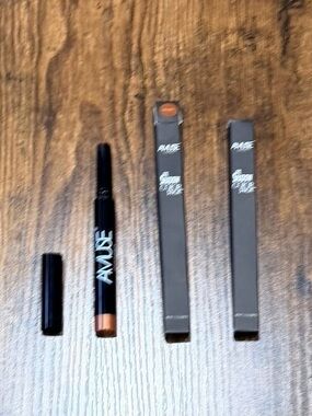 Amuse shade 2 Cream Eyeshadow Stick in Warm Copper 2 pack